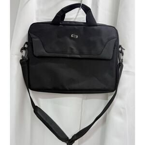 SOLO Ny FLATIRON SLIM BRIEF city briefcase over the shoulder